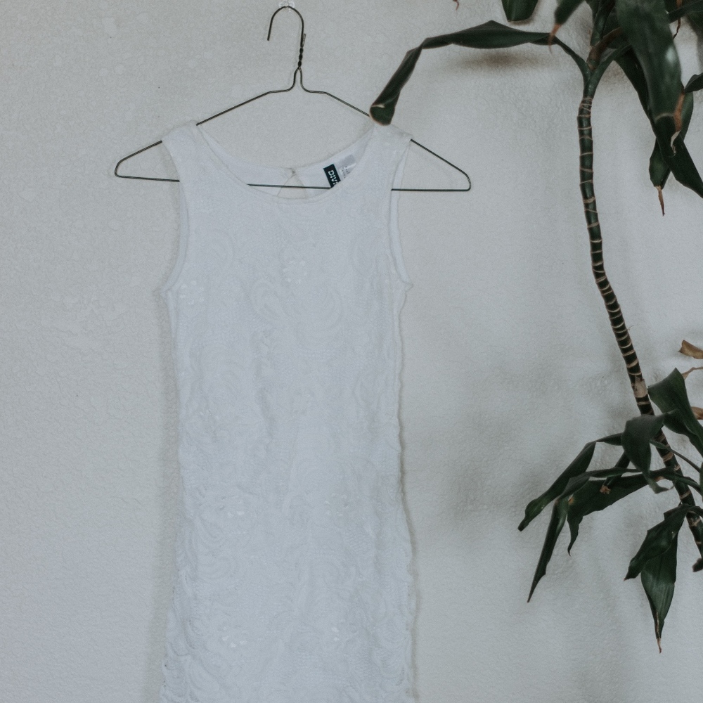 White Lace Dress